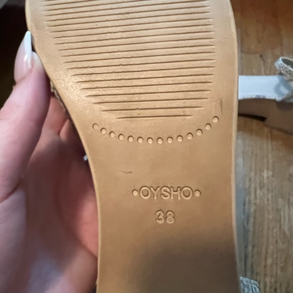 Oysho snake skin print platform sandal women’s size 38 (US 7.5) - Picture 9 of 12